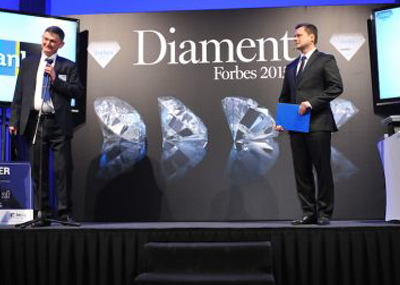 Forbes anerkjenner kvaliteten av jobben vår med den årlige diamant prisen i 2015.